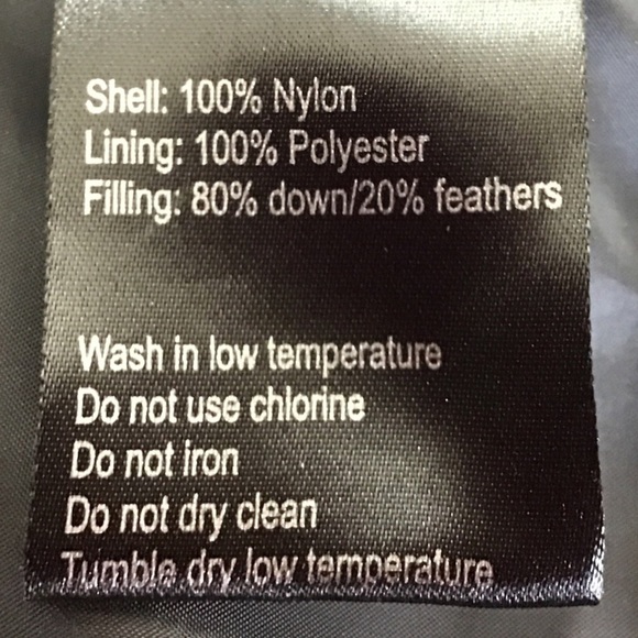 Dover Black Quilted Packable Down Jacket Coat Size Large - Picture 7 of 7